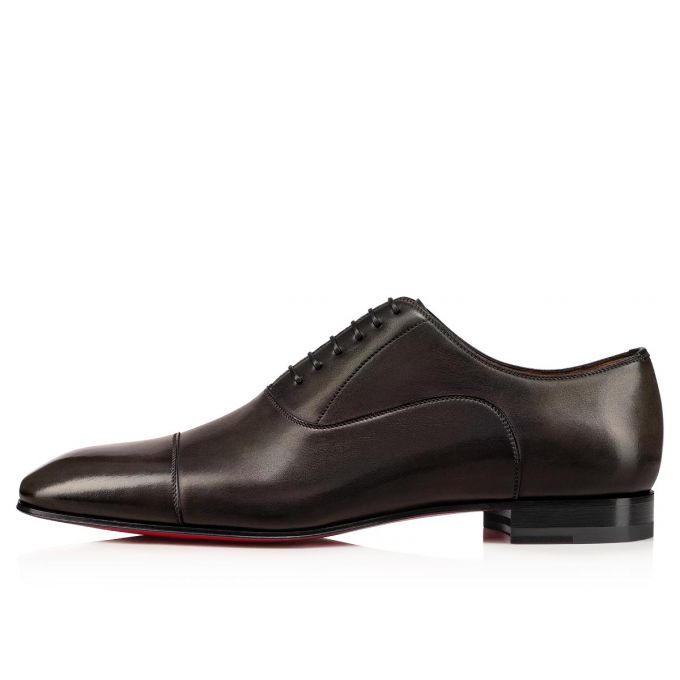 Christian Louboutin Greggo 000 Alpino Calf Oxford Oxfords Schuhe Herren Schokolade | AT-08888