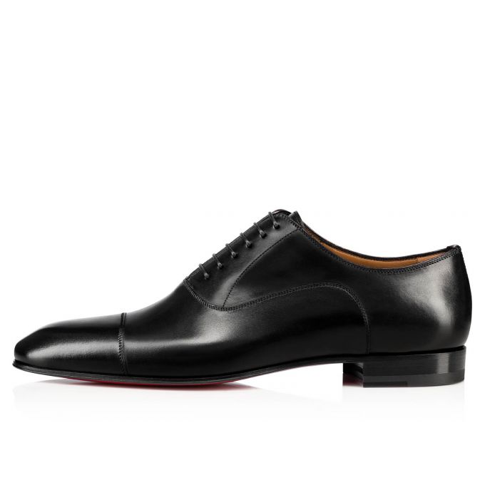 Christian Louboutin Greggo 000 Calf Oxford Oxfords Schuhe Herren Schwarz | AT-33451