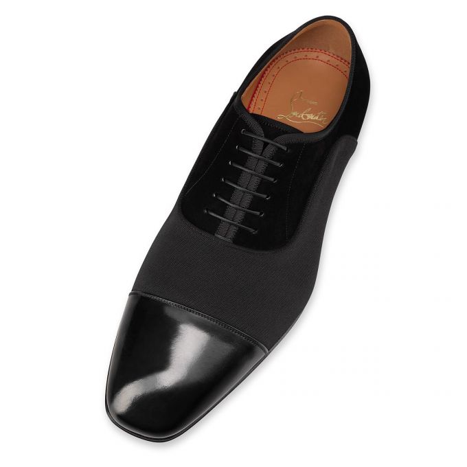 Christian Louboutin Greggo Calf Oxford Oxfords Schuhe Herren Schwarz | AT-59684