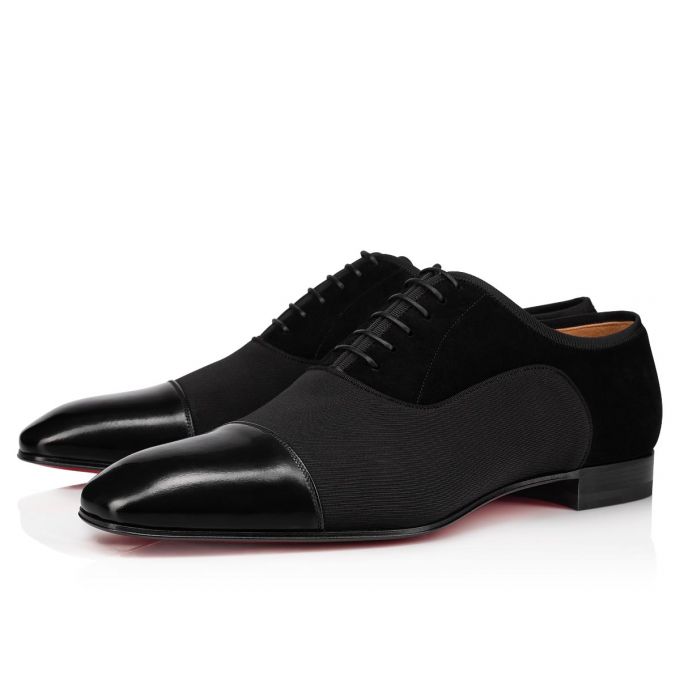 Christian Louboutin Greggo Calf Oxford Oxfords Schuhe Herren Schwarz | AT-59684