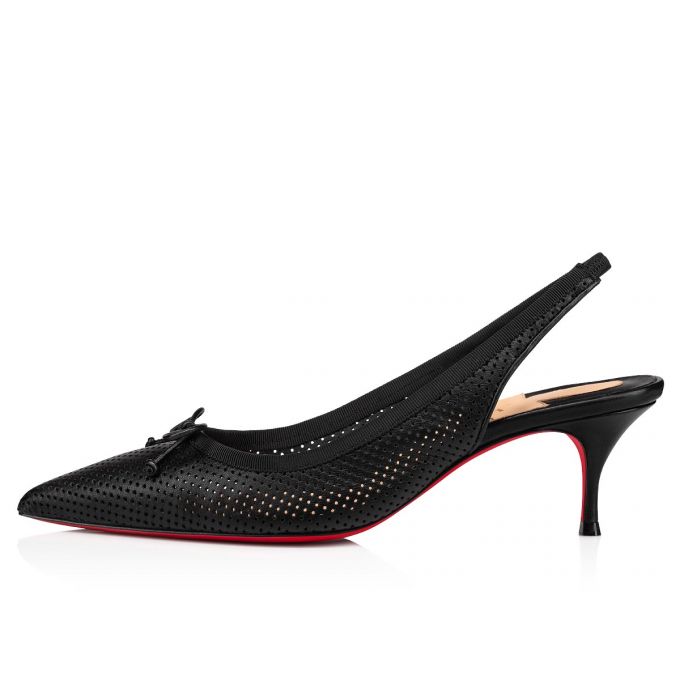 Christian Louboutin Hall Sling Pump 55 Nappa Pumps Pumps Damen Schwarz | AT-28504