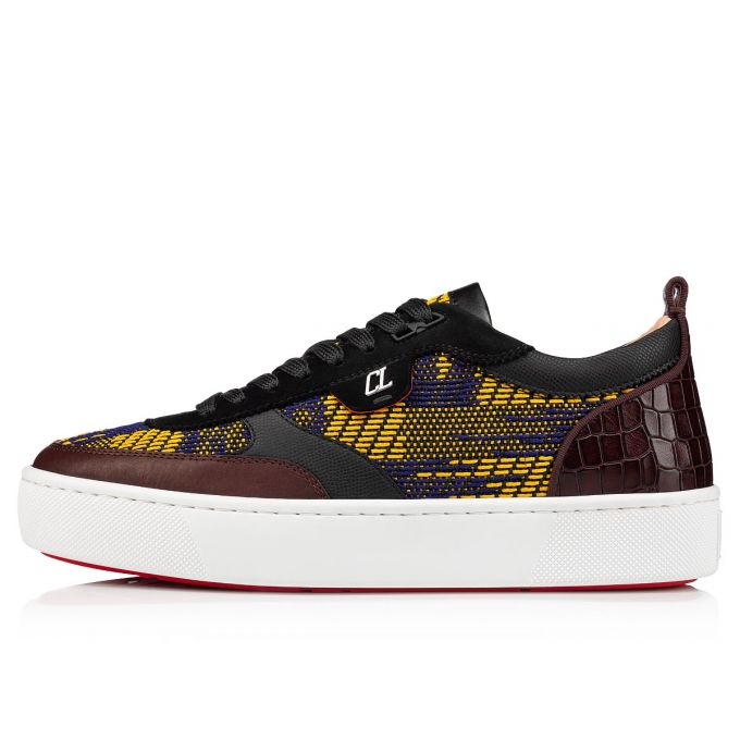 Christian Louboutin Happyrui Baumwoll Sneakers Sneakers Herren Mehrfarbig | AT-63445