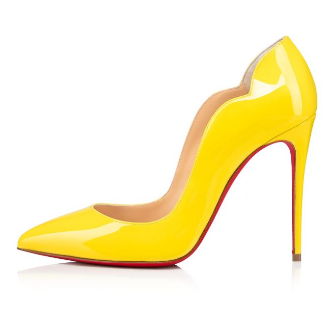 Christian Louboutin Hot Chick 100 100 Citronnade Lack Pumps Pumps Damen Gelb | AT-50619