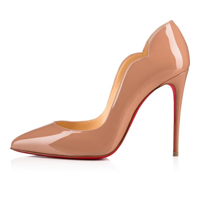 Christian Louboutin Hot Chick 100 100 Lack Pumps Pumps Damen Beige | AT-41588