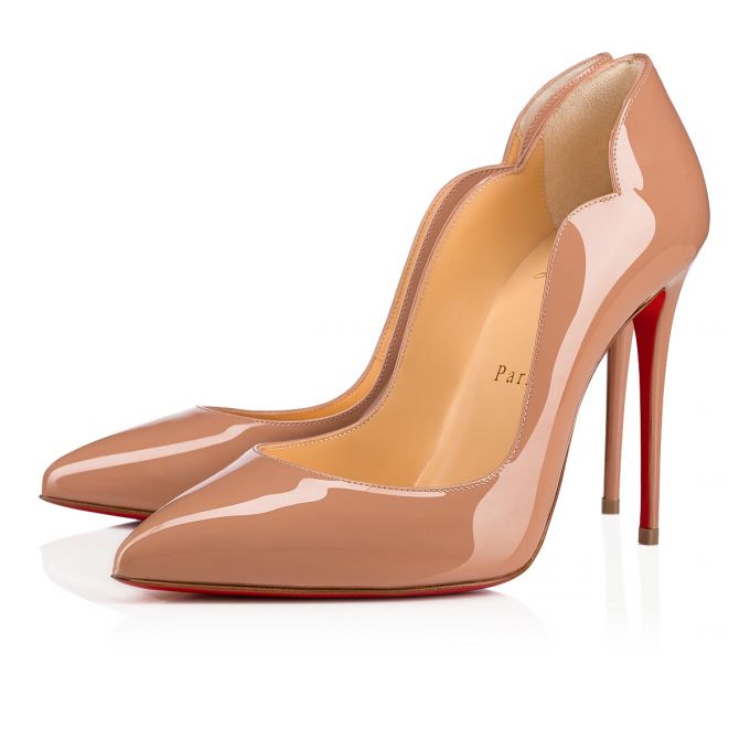 Christian Louboutin Hot Chick 100 100 Lack Pumps Pumps Damen Beige | AT-41588