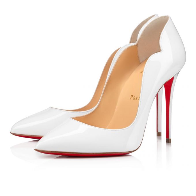 Christian Louboutin Hot Chick 100 100 Lack Pumps Pumps Damen Weiß | AT-82331