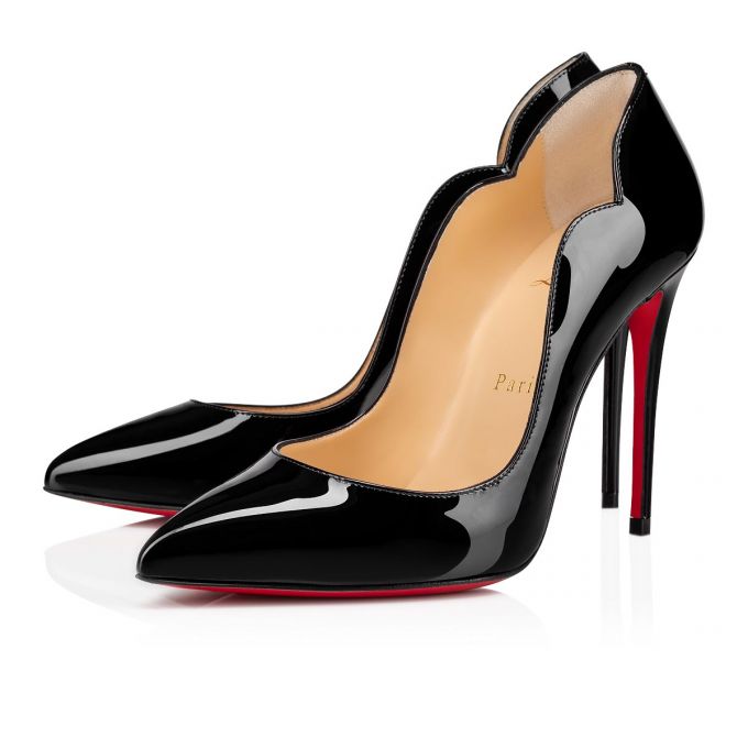 Christian Louboutin Hot Chick 100 100 Lack Pumps Pumps Damen Schwarz | AT-89343