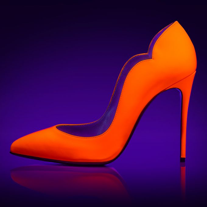 Christian Louboutin Hot Chick 100 Lack Pumps Pumps Damen Orange | AT-42755