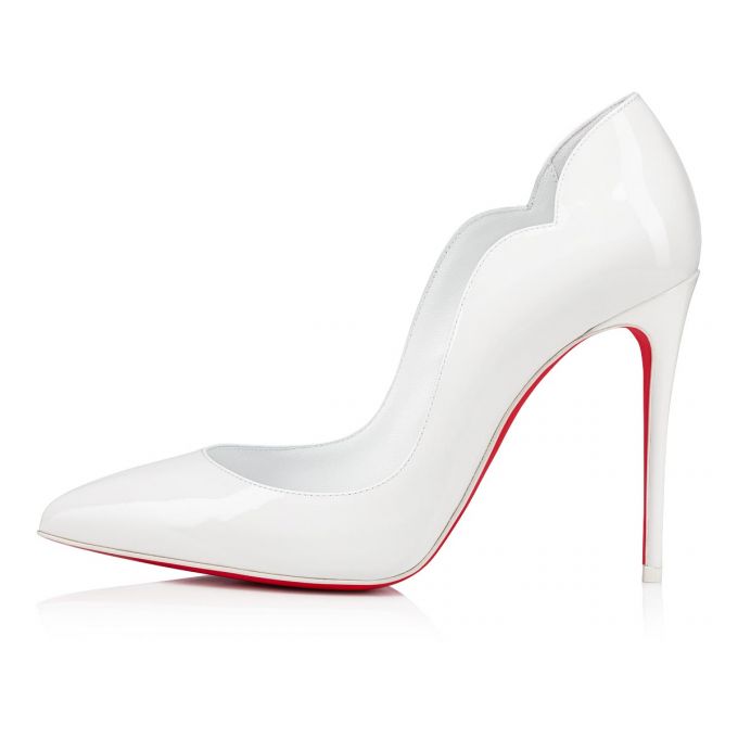 Christian Louboutin Hot Chick 100 Lack Pumps Pumps Damen Weiß | AT-79221