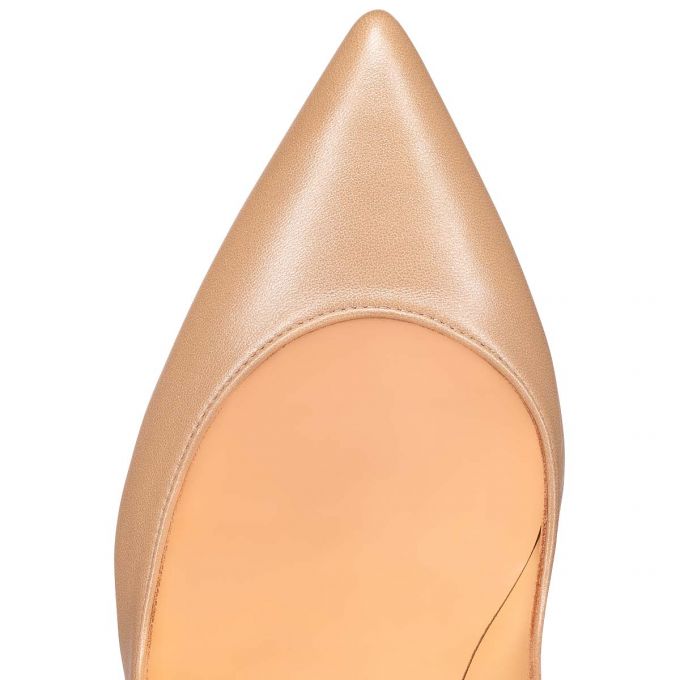 Christian Louboutin Hot Chick 100 Nappa Pumps Pumps Damen Beige | AT-99817