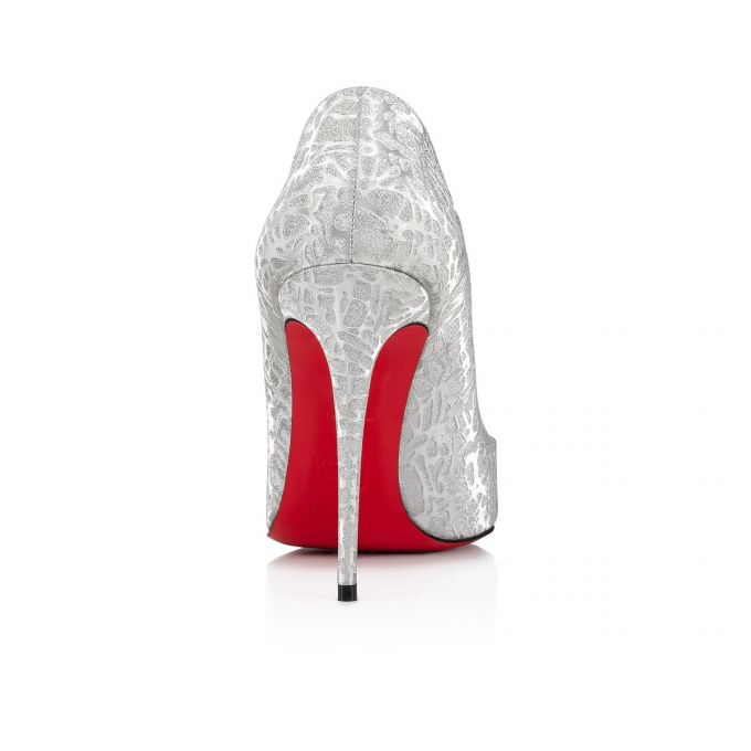 Christian Louboutin Hot Chick 100 Specchio/Laminato Pumps Pumps Damen Silber | AT-75740