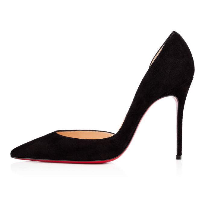 Christian Louboutin Iriza 100 100 Veau Velours Pumps Pumps Damen Schwarz | AT-13099