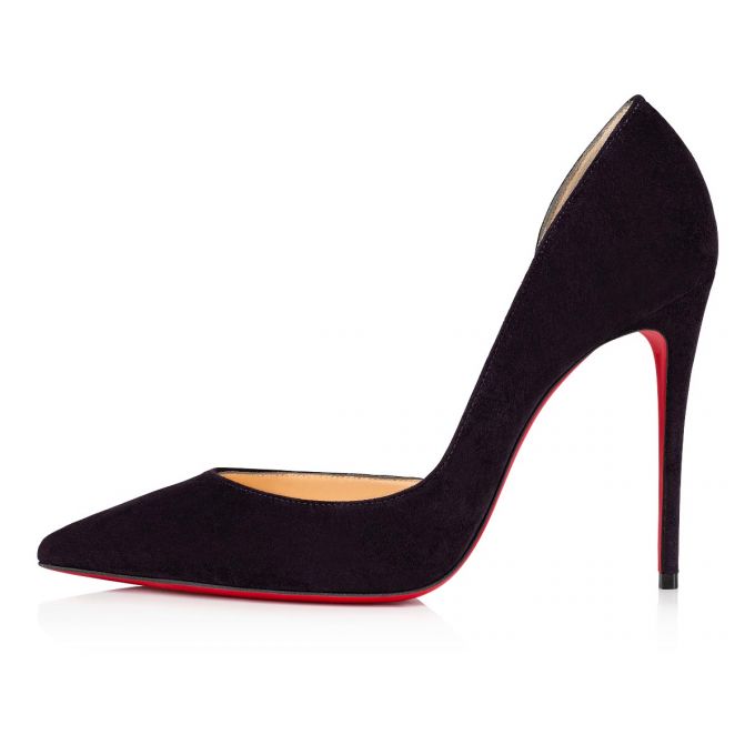 Christian Louboutin Iriza 100 100 Veau Velours Pumps Pumps Damen Blau | AT-18677