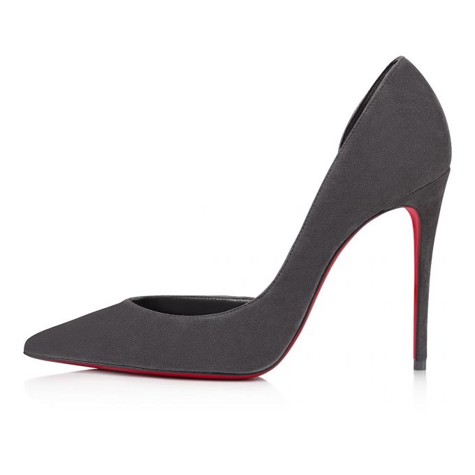 Christian Louboutin Iriza 100 Veau Velours Pumps Pumps Damen Grau | AT-82921