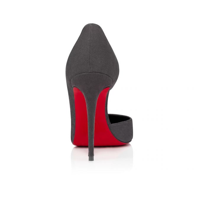 Christian Louboutin Iriza 100 Veau Velours Pumps Pumps Damen Grau | AT-82921