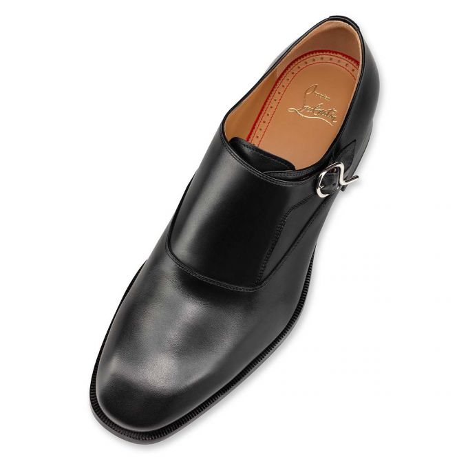 Christian Louboutin John Calf Monk Straps Monk Straps Herren Schwarz | AT-94042