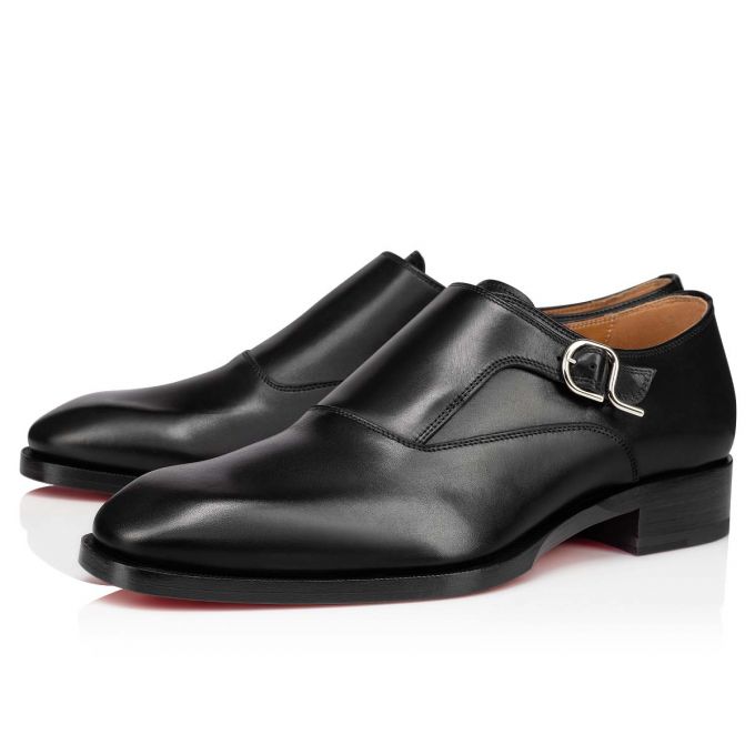 Christian Louboutin John Calf Monk Straps Monk Straps Herren Schwarz | AT-94042