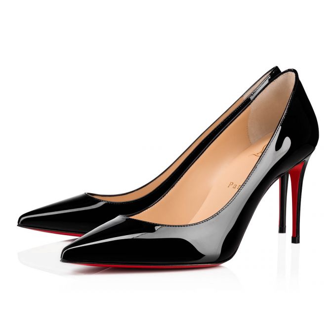 Christian Louboutin Kate 085 85 Lack Pumps Pumps Damen Schwarz | AT-94098