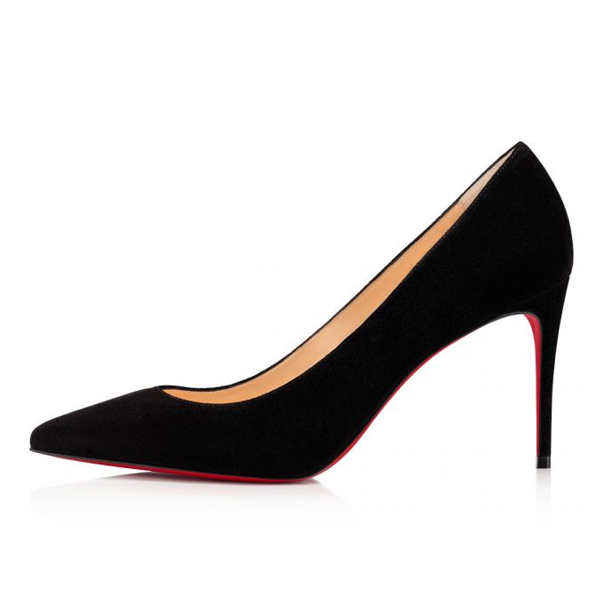 Christian Louboutin Kate 085 85 Veau Velours Pumps Pumps Damen Schwarz | AT-25615