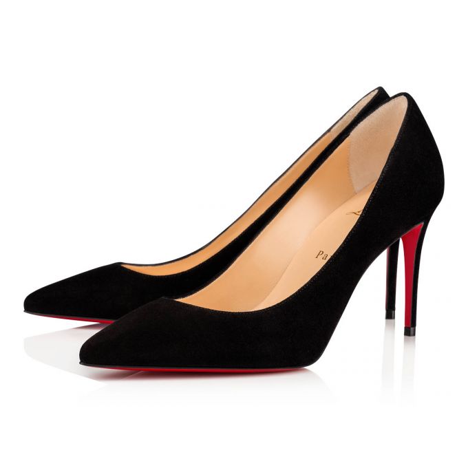 Christian Louboutin Kate 085 85 Veau Velours Pumps Pumps Damen Schwarz | AT-25615