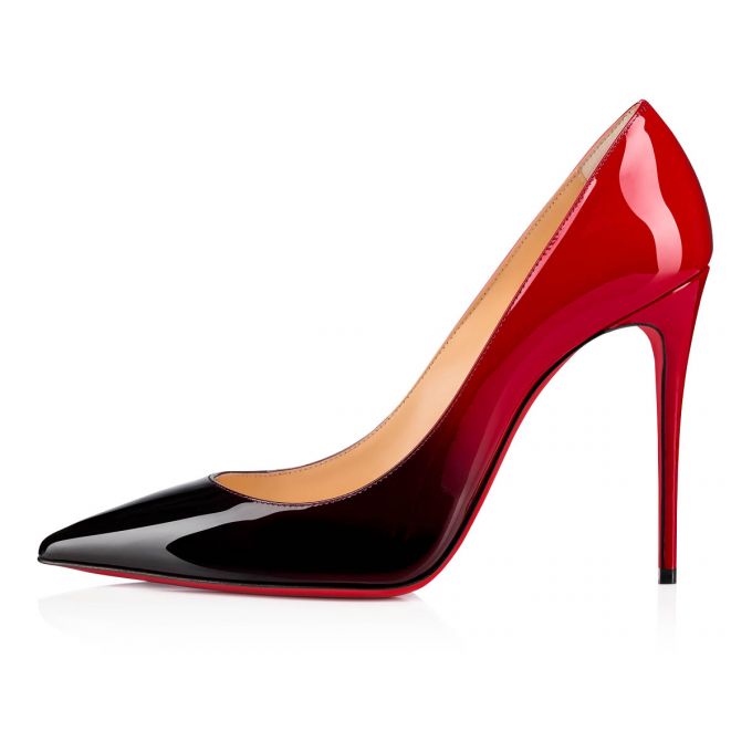 Christian Louboutin Kate 100 100 Lack Pumps Pumps Damen Schwarz Rot | AT-15385