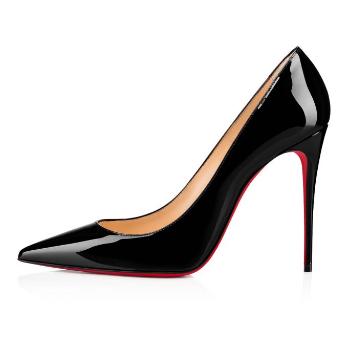 Christian Louboutin Kate 100 100 Lack Pumps Pumps Damen Schwarz | AT-53587