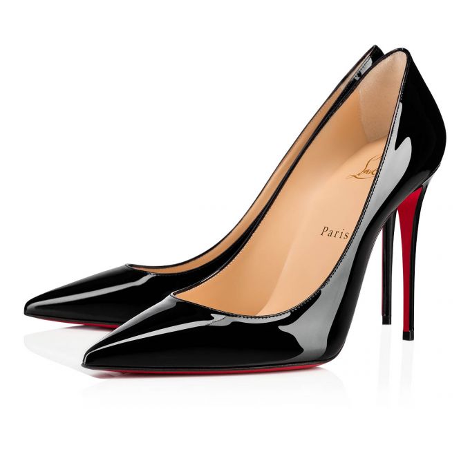 Christian Louboutin Kate 100 100 Lack Pumps Pumps Damen Schwarz | AT-53587