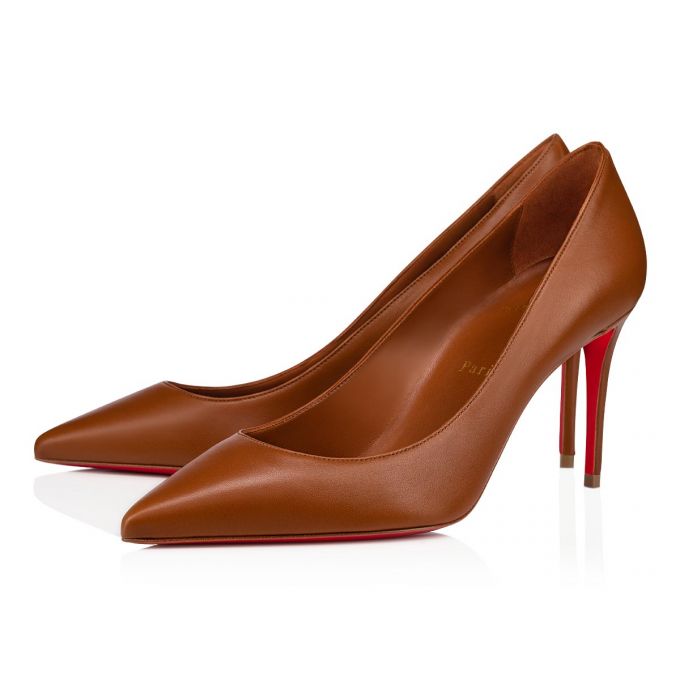 Christian Louboutin Kate 85 5/Lin 5 Nappa Pumps Pumps Damen Braun | AT-28611