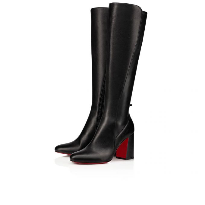 Christian Louboutin Kronobotte 085 85 Calf Boots Stiefel Damen Schwarz | AT-04390