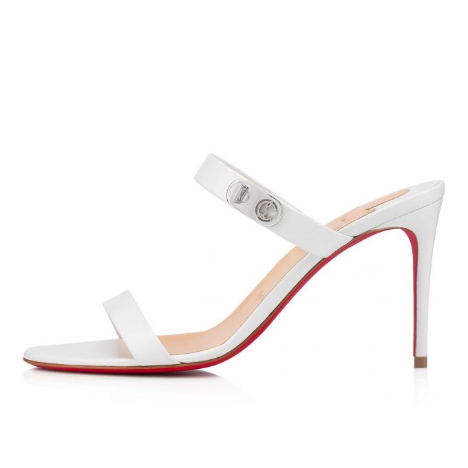 Christian Louboutin Lock Me 85 Sandals Sandalen Damen Weiß | AT-66147