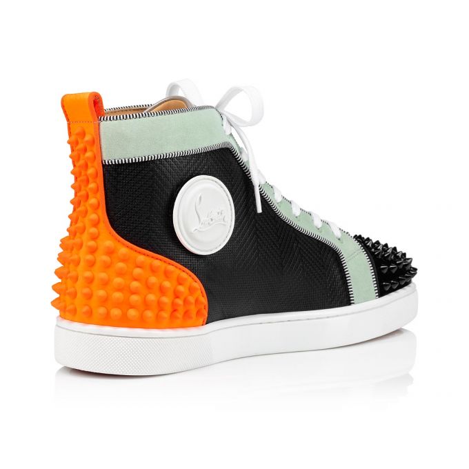 Christian Louboutin Lou Spikes 2 Creative Leder Sneakers Sneakers Herren Mehrfarbig | AT-30679