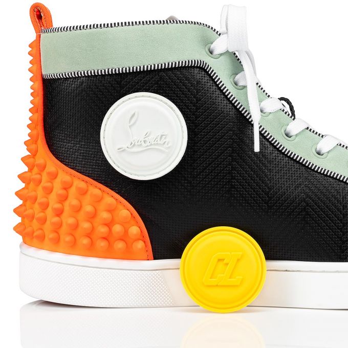 Christian Louboutin Lou Spikes 2 Creative Leder Sneakers Sneakers Herren Mehrfarbig | AT-30679