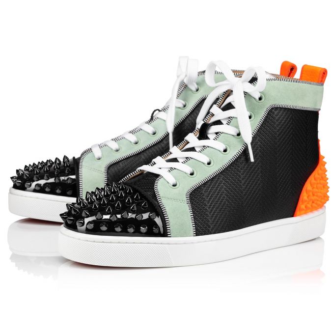 Christian Louboutin Lou Spikes 2 Creative Leder Sneakers Sneakers Herren Mehrfarbig | AT-30679