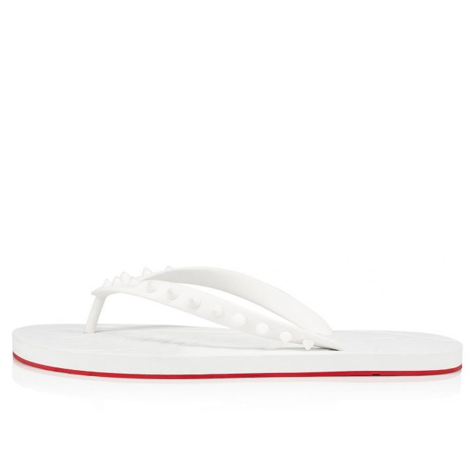 Christian Louboutin Loubi Flip 000 Pvc Sandals Espadrilles & Sandals Herren Weiß | AT-79081