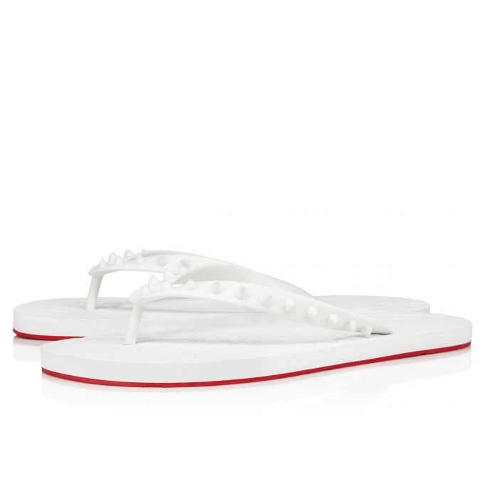 Christian Louboutin Loubi Flip 000 Pvc Sandals Espadrilles & Sandals Herren Weiß | AT-79081