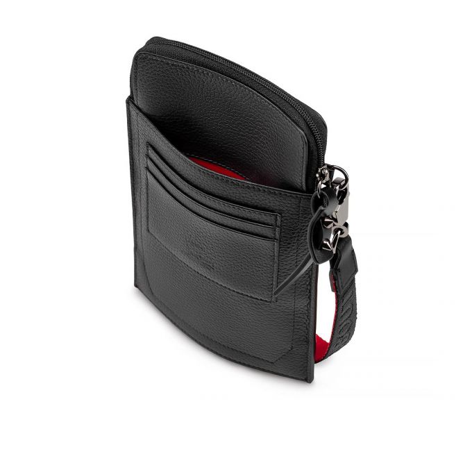 Christian Louboutin Loubilab Gomme Messenger Bags Kuriertaschen Herren Schwarz | AT-01260