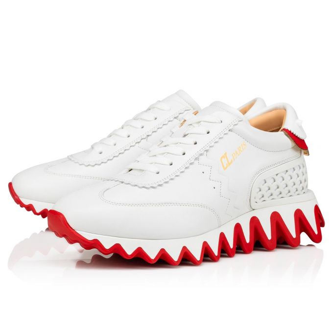 Christian Louboutin Loubishark Calf Sneakers Sneakers Damen Weiß | AT-49513