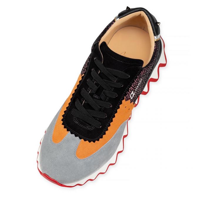 Christian Louboutin Loubishark Version Creative Leder Sneakers Sneakers Herren Mehrfarbig | AT-89749