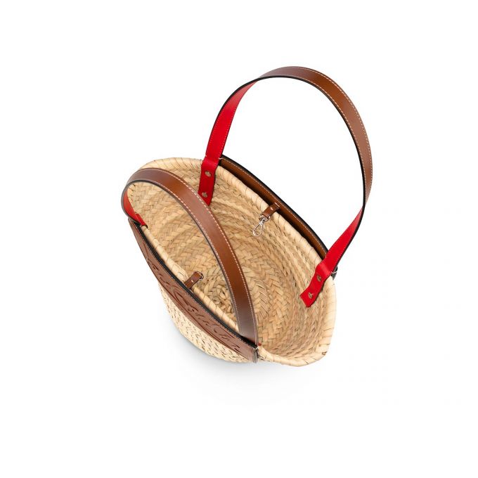 Christian Louboutin Loubishore Small Creative Fabric Basket Basket Damen Beige Braun | AT-49038