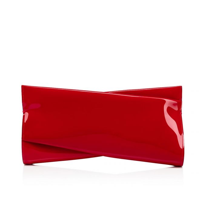 Christian Louboutin Loubitwist Clutch Klassische Leder Evening Bags Evening Bags Damen Rot | AT-02906