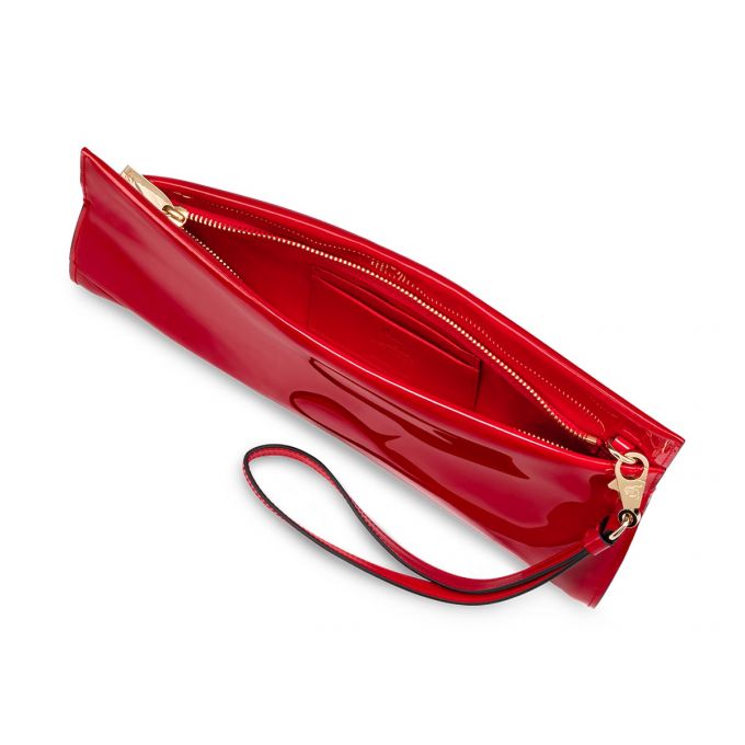 Christian Louboutin Loubitwist Clutch Klassische Leder Mini Bags Belt Bags & Mini Bags Damen Rot | AT-14144