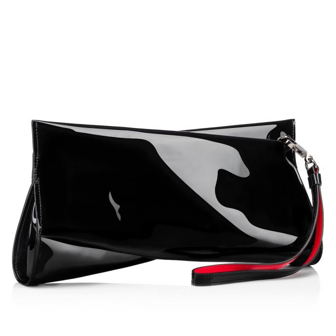 Christian Louboutin Loubitwist Clutch Klassische Leder Evening Bags Evening Bags Damen Schwarz | AT-54347