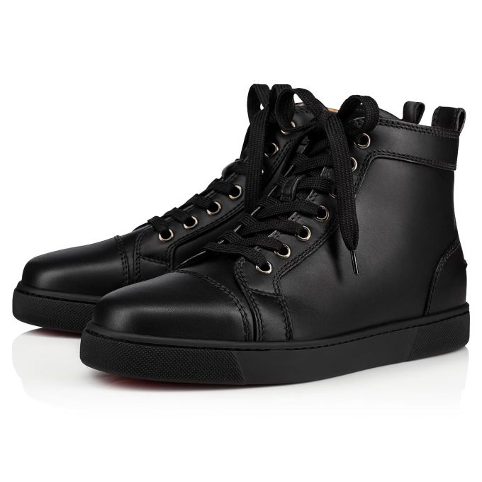 Christian Louboutin Louis 000 Calf Sneakers Sneakers Damen Schwarz | AT-04043