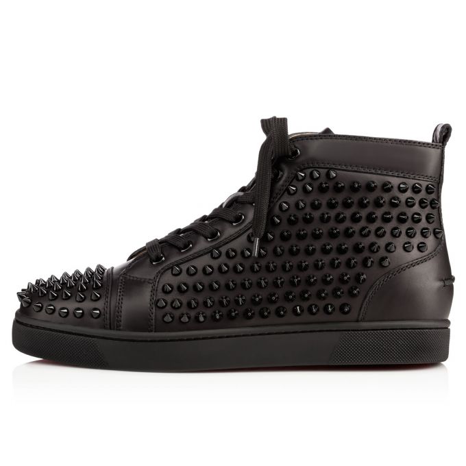 Christian Louboutin Louis 000 Calf Sneakers Sneakers Herren Schwarz | AT-80370