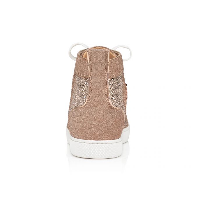 Christian Louboutin Louis 000 Version Courtisane Strass Sneakers Sneakers Damen Beige | AT-65411