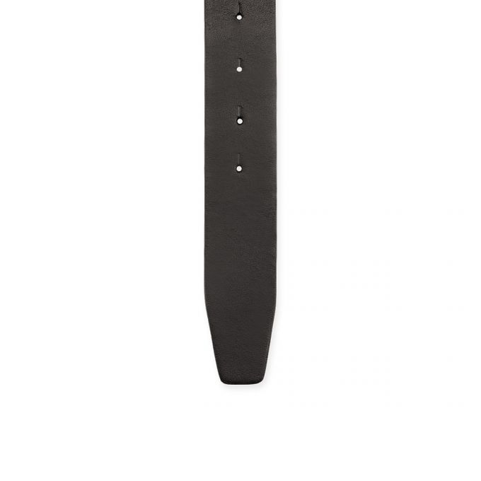 Christian Louboutin Louis Belt 35 Klassische Leder Belts Gürtel Herren Schwarz Silber | AT-73980