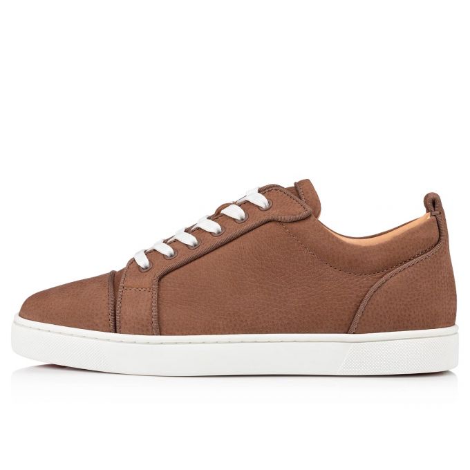 Christian Louboutin Louis Junior Orlato Calf Sneakers Sneakers Herren Braun | AT-72265