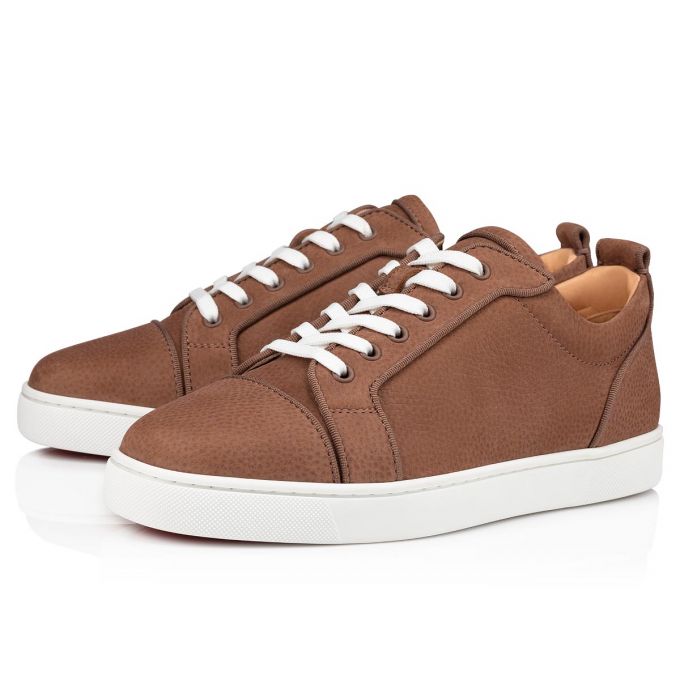 Christian Louboutin Louis Junior Orlato Calf Sneakers Sneakers Herren Braun | AT-72265