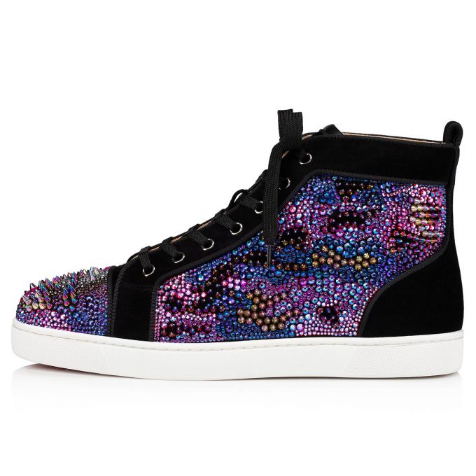 Christian Louboutin Louis Orlato Bling Bang Version Strass Sneakers Sneakers Herren Mehrfarbig | AT-17007