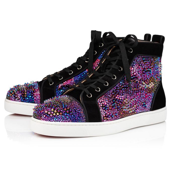 Christian Louboutin Louis Orlato Bling Bang Version Strass Sneakers Sneakers Herren Mehrfarbig | AT-17007